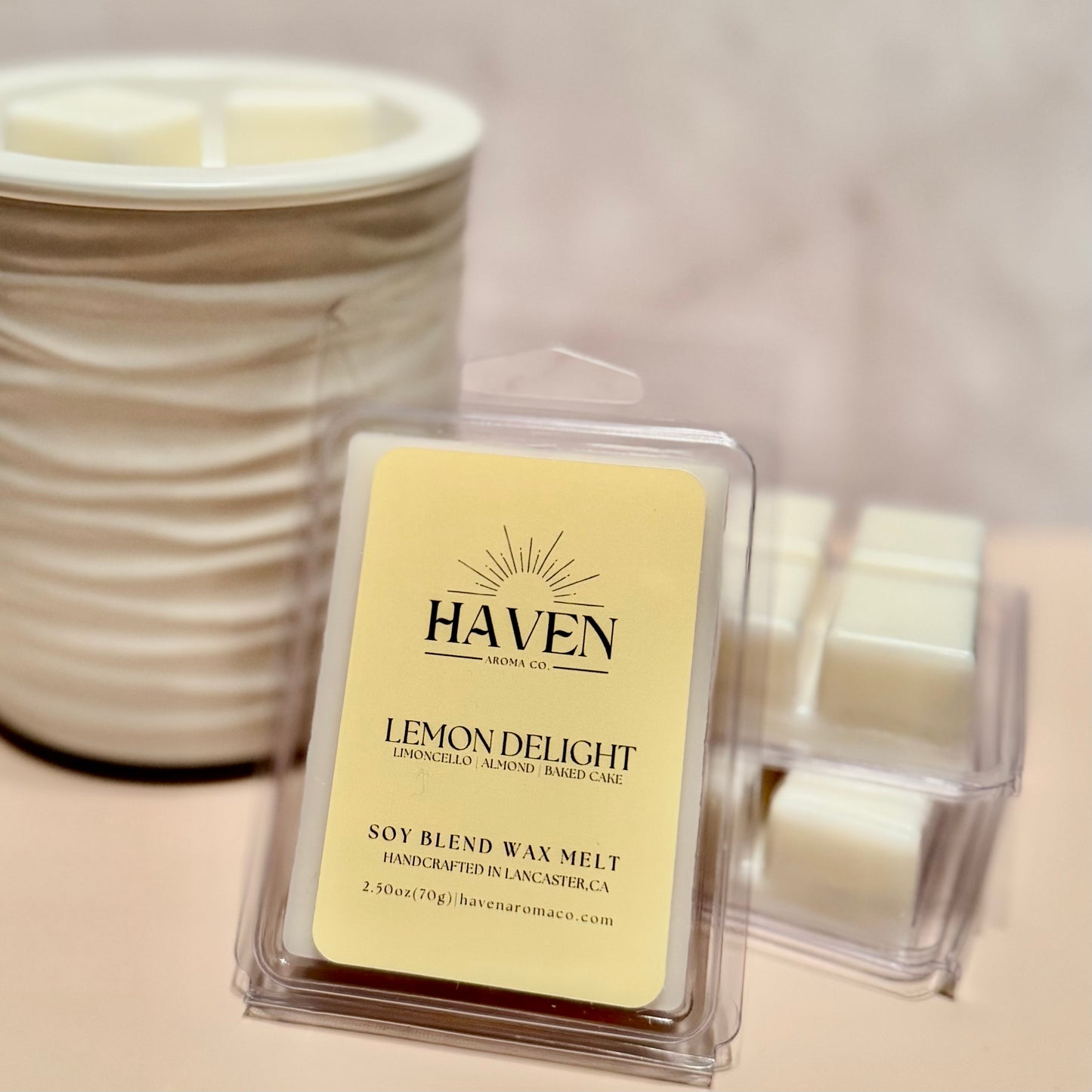 Lemon Delight Wax Melts - Limoncello, Almond, Baked Cake Scent