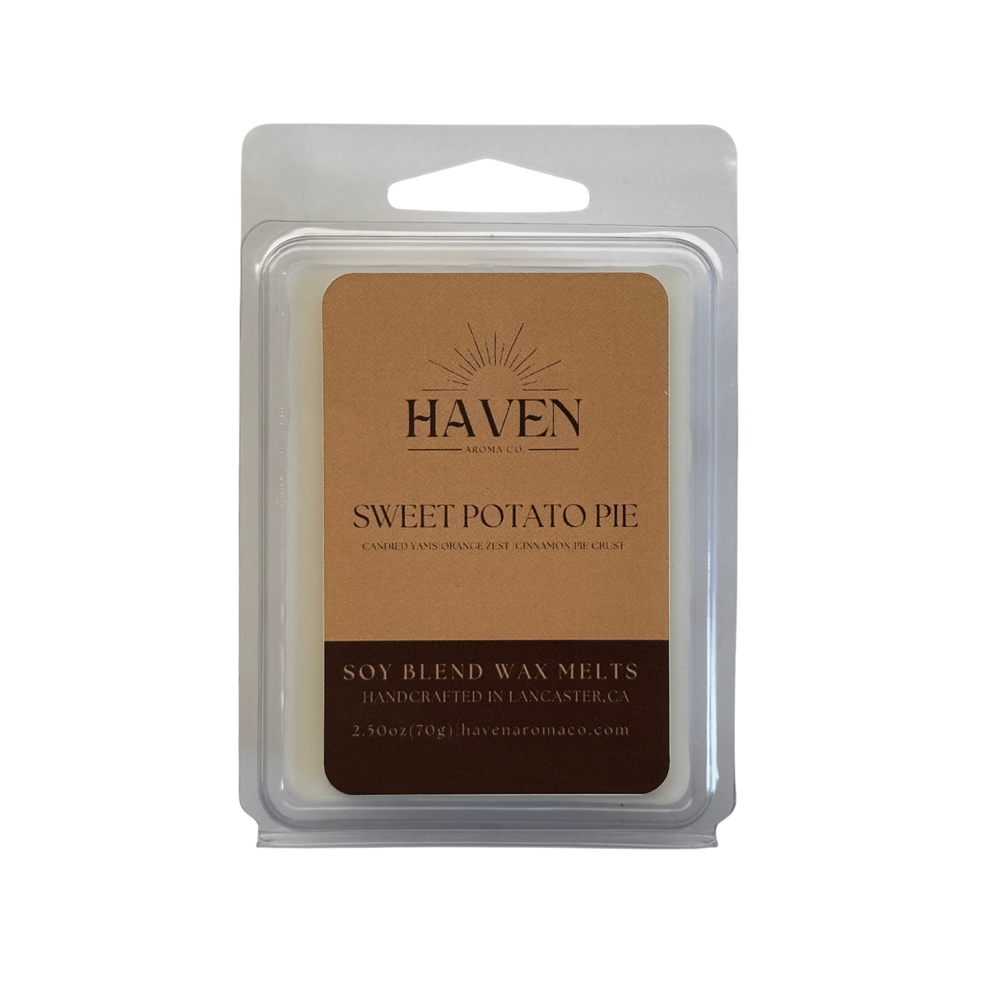 Sweet Potato Pie - Candied Yams, Cinnamon, Pie Crust Scented Wax Melts