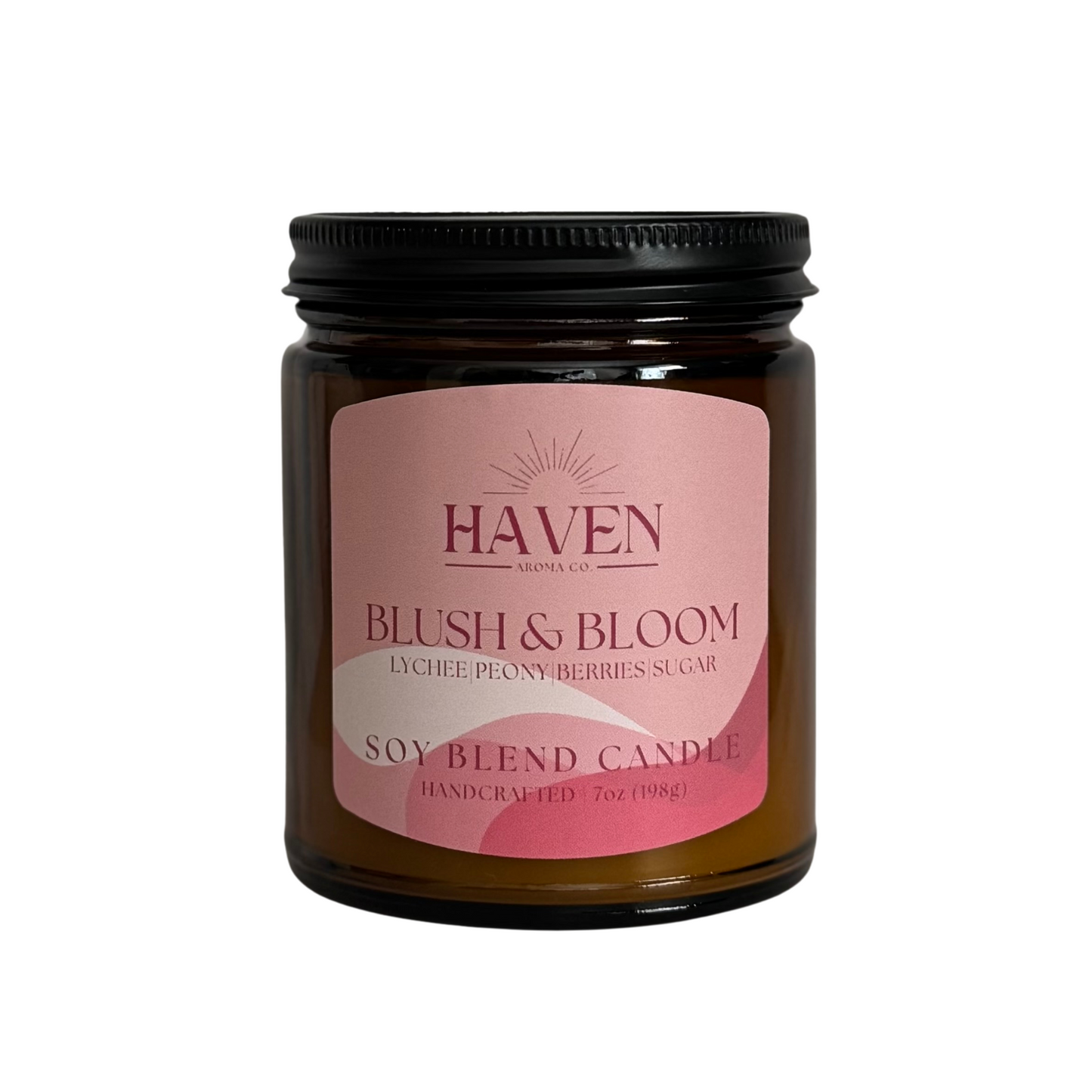Blush & Bloom Candle - Lychee, Peony, Berry Scent