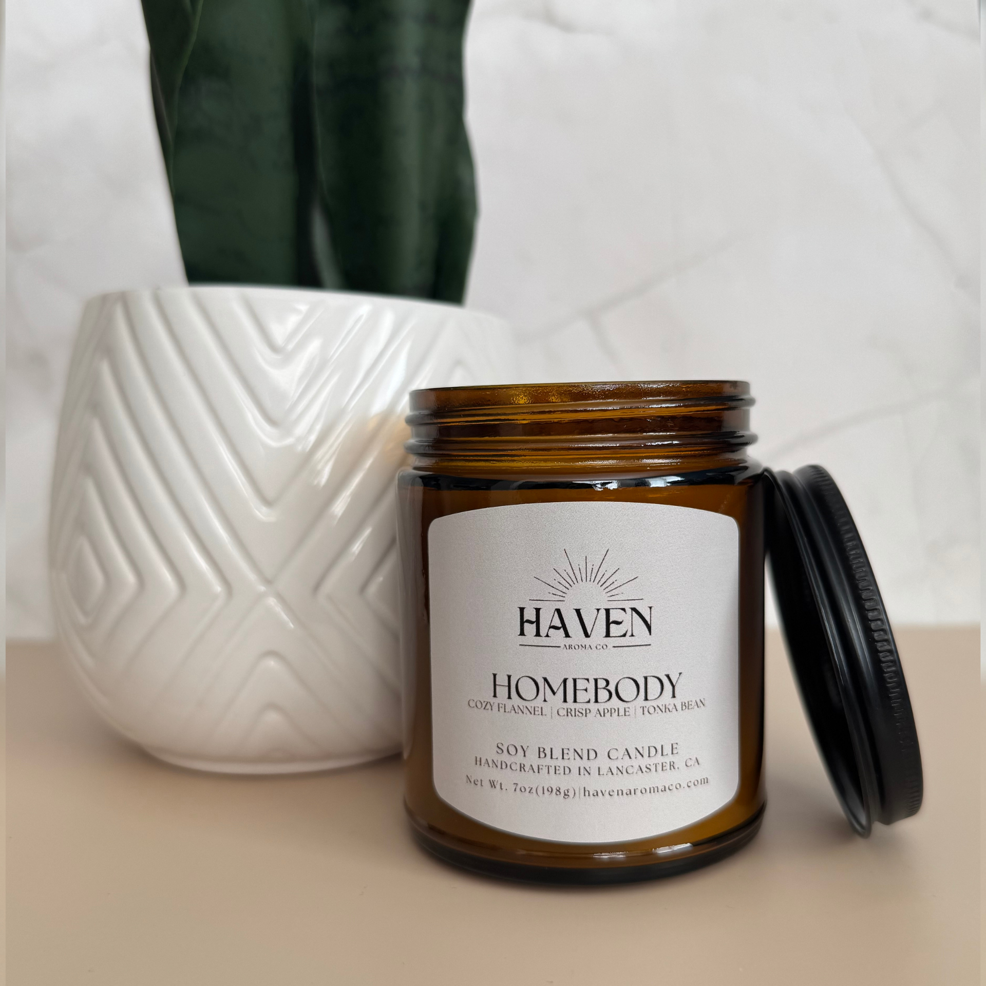 Homebody 7oz Soy Candle - Cozy Scented Candle 45+ Hours – Haven