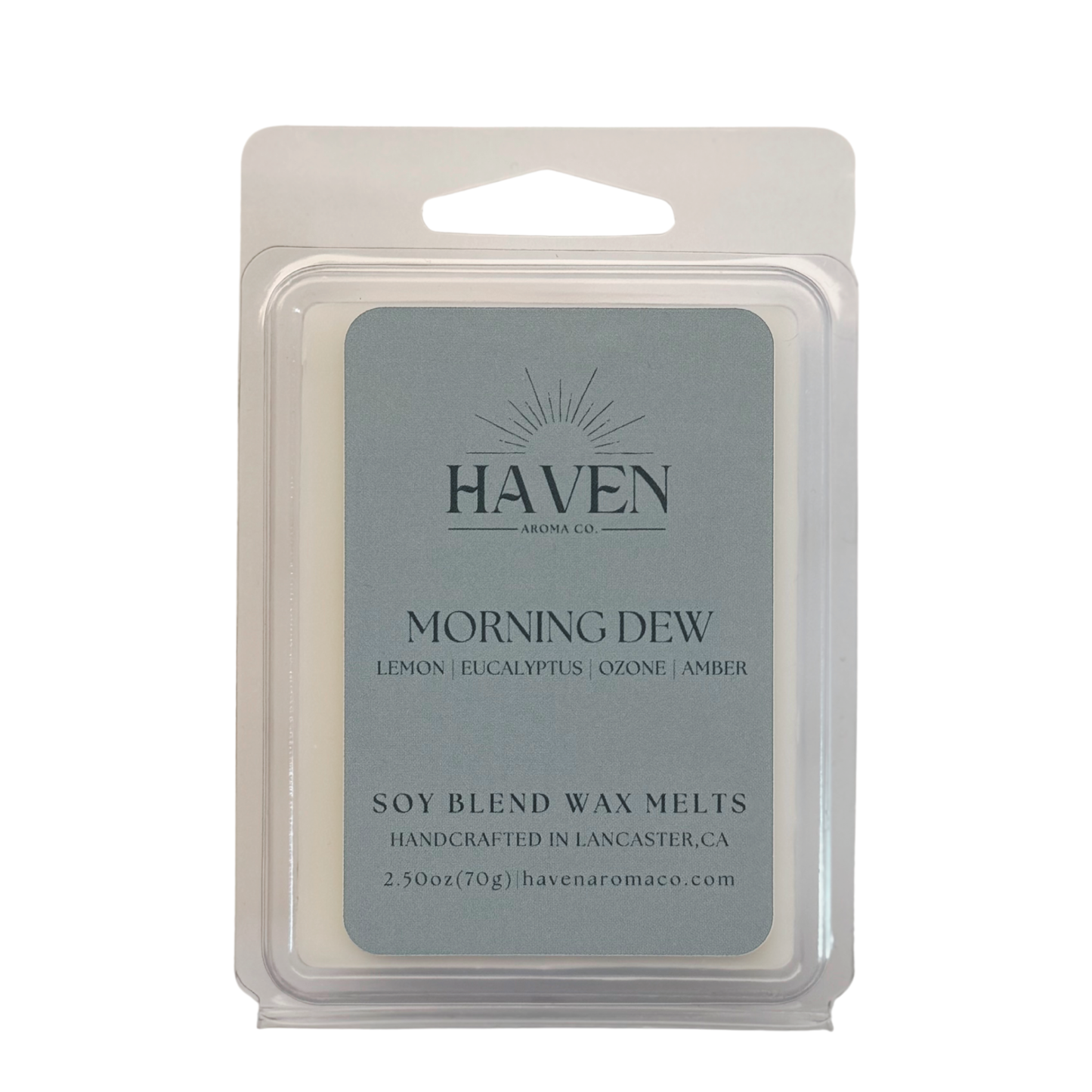 Morning Dew Wax Melts - Ozone, Lemon, Amber Scent