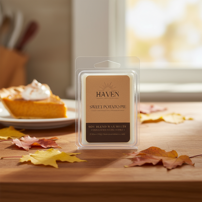 Sweet Potato Pie - Candied Yams, Cinnamon, Pie Crust Scented Wax Melts